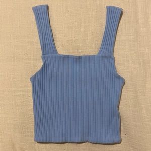 American Eagle Light Blue Ribbed tank size SMALL